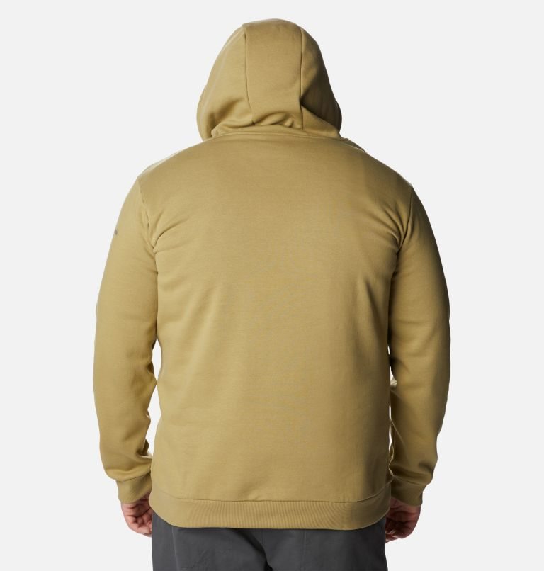 Men's Columbia CSC Country Logo Hoodie Olive | Plus Size CA-W4CL5